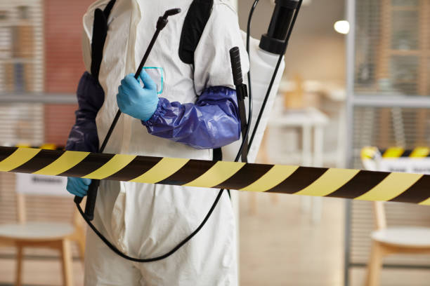 Professional Biohazard Cleanup technician working in Atwater, OH